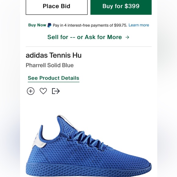 adidas Blue Athletic Shoes - Picture 8 of 8